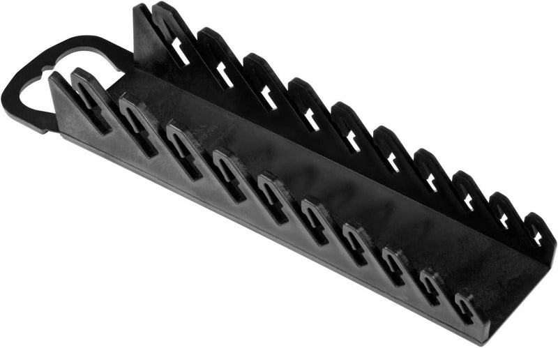 Ernst Manufacturing - 5075-Black Gripper Stubby Wrench Organizer, 10 Tool, Black