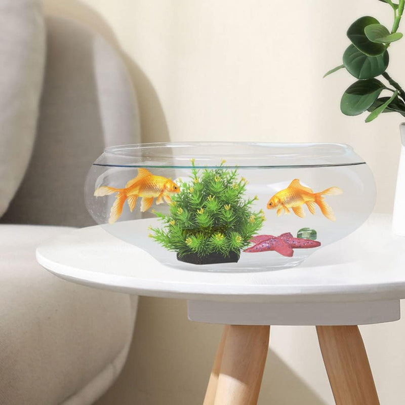 GANAZONO Nursery Pots Glass Planters Terrarium Fish Bowl Plants Containers Air Plant Planter Flower Vase for Propagating Hydroponics Plants Air Plants Succulents 25Cm Glass Containers