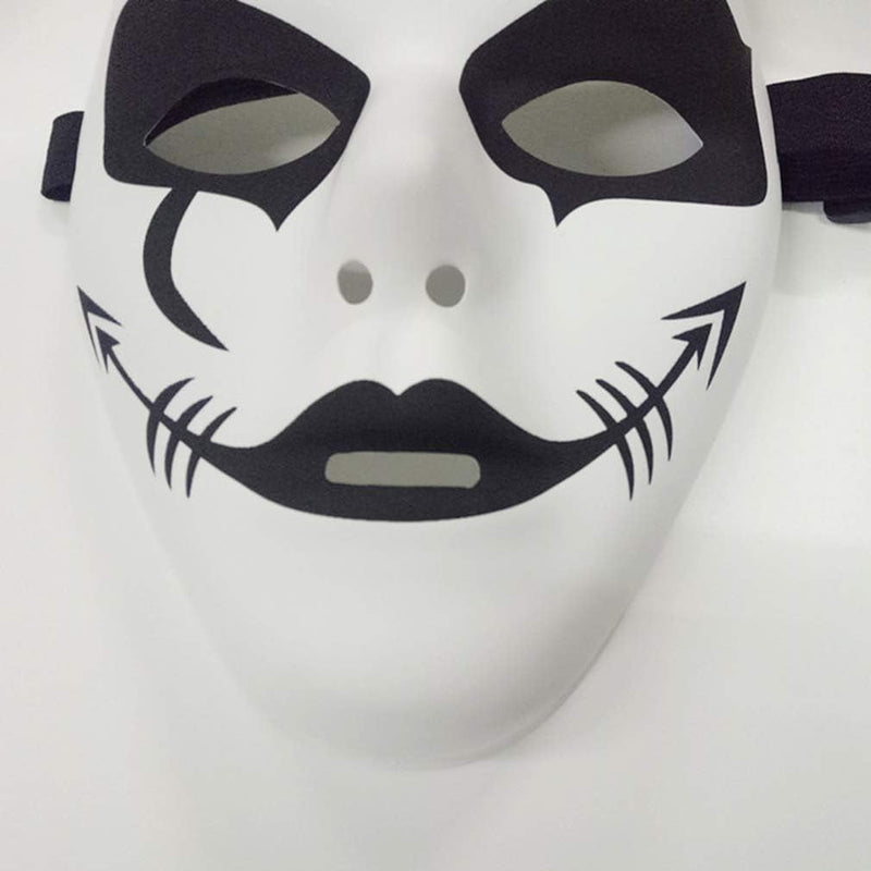 Dzrige Halloween Mask Cool Spooky Party Ghost Cosplay Mask Hip Hop Street Dance Masks Performances Prop