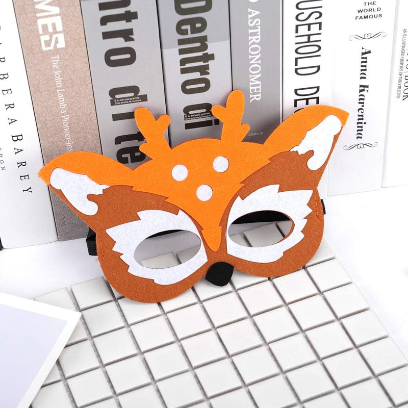 30 Pieces Felt Animal Masks for Kids Jungle Theme Party Favors Supplies …