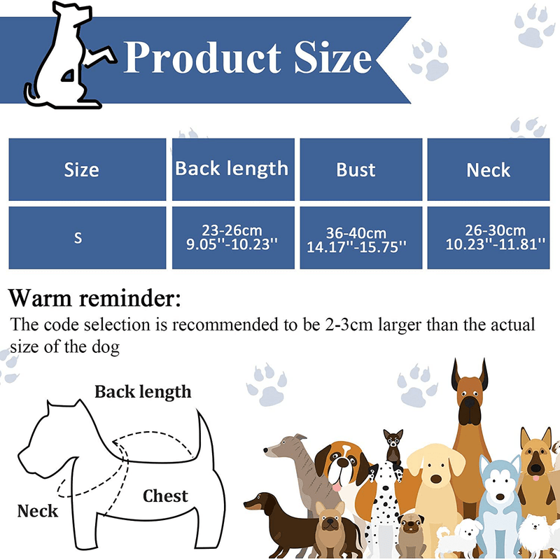 6 Pieces Dog Shirts Cute Printed Dog Clothes Soft Cotton Pet T Shirt Breathable Puppy Sweatshirt Apparel Outfit for Pet Dog Animals & Pet Supplies > Pet Supplies > Dog Supplies > Dog Apparel Geyoga   
