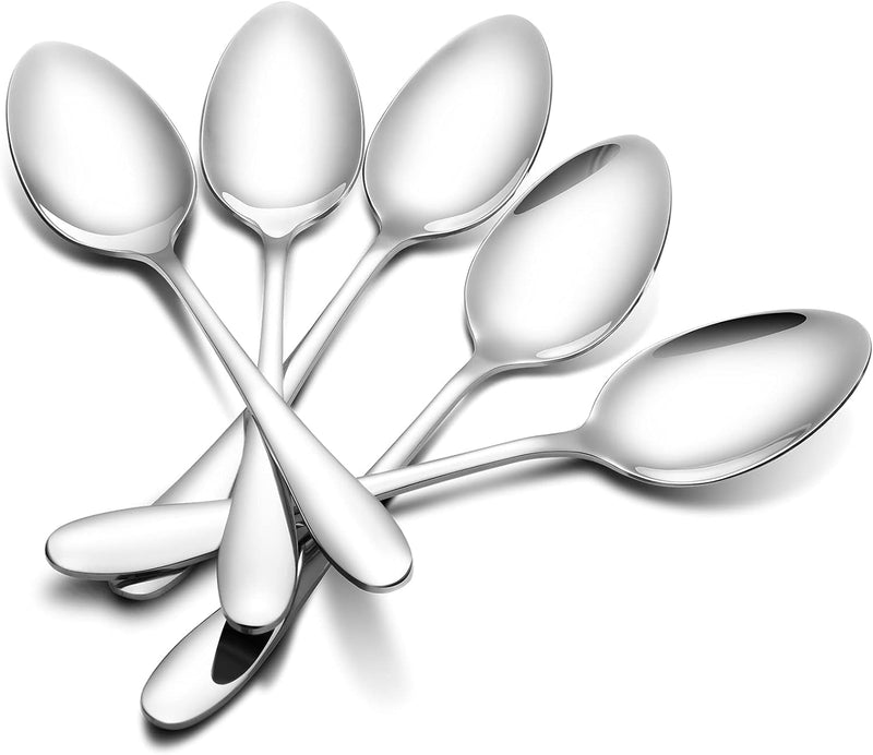 12-Piece Stainless Steel Dinner Spoon,Large Tablespoons,8-Inches (12-Piece)