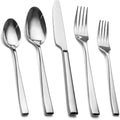 40 Piece Silverware Set Service for 8, EIUBUIE Premium Stainless Steel Cutlery Set, Mirror Polished Flatware Sets Heavy Duty and Solid, Modern Kitchen Eating Utensils Set Include Spoons Forks Knives