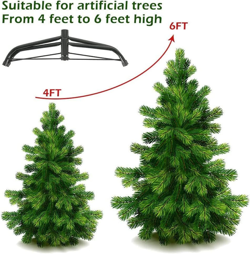 Christmas Tree Stand for Artificial Trees, Tree Stand, Suitable for Artificial Trees Ranging from 4 Feet to 6 Feet, Tree Stand for Artificial Tree, Christmas Tree Legs Replacement Plastic, 40Cm