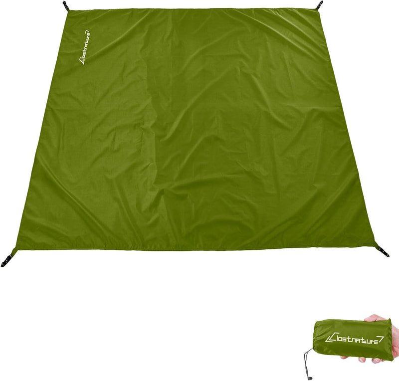 Clostnature Tent Footprint - Waterproof Camping Tarp, Heavy Duty Tent Floor Saver, Ultralight Ground Sheet Mat for Hiking, Backpacking, Hammock, Beach - Storage Bag Included