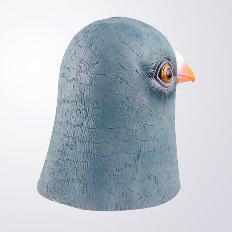 Gmasking Natural Latex Green Pigeon Head Mask for Halloween Christmas Party Costume