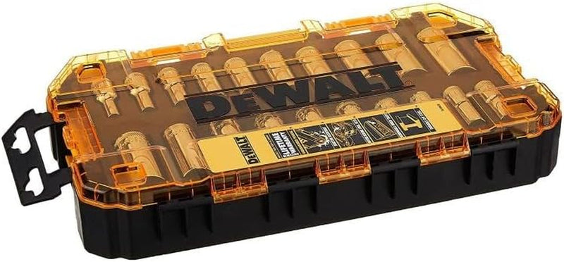 DEWALT DWMT73812 Tool Kit 3/8'' Drive Deep Socket Set, 20 Piece