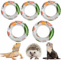 3.74 Inch Lizard Bearded Dragon Leopard Gecko Bath Collar Ring Swimming Rings Reptile Swim Life Jacket Float Ring for Leopard Gecko Anole Amphibians Cage Accessories Photo Shoot Toy