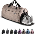 Fitgriff® Gym Bag for Men & Women with Shoe & Wet Compartment - Duffle Bag for Travel, Sports, Fitness & Workout