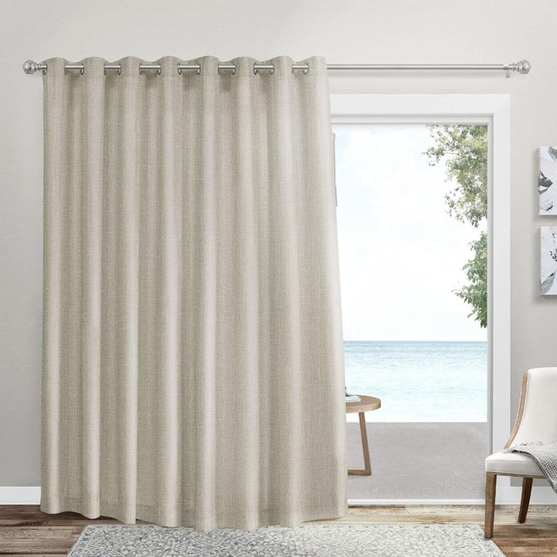 Exclusive Home Curtains Loha Single Curtain Panel, 108X84, Winter White