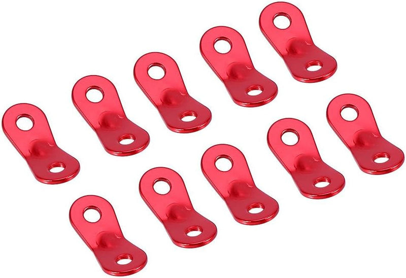 Dilwe 10Pcs Rope Tensioners Aluminum Alloy Guyline Cord Adjuster Tent Accessory