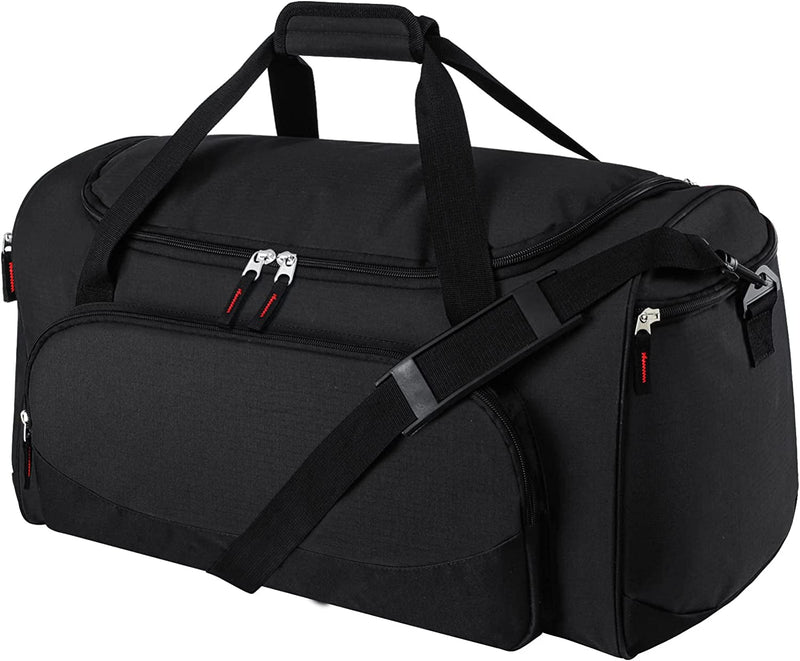 55L Sports Duffle Bags Large Gym Duffel Bag Workout Bag for Men - Black