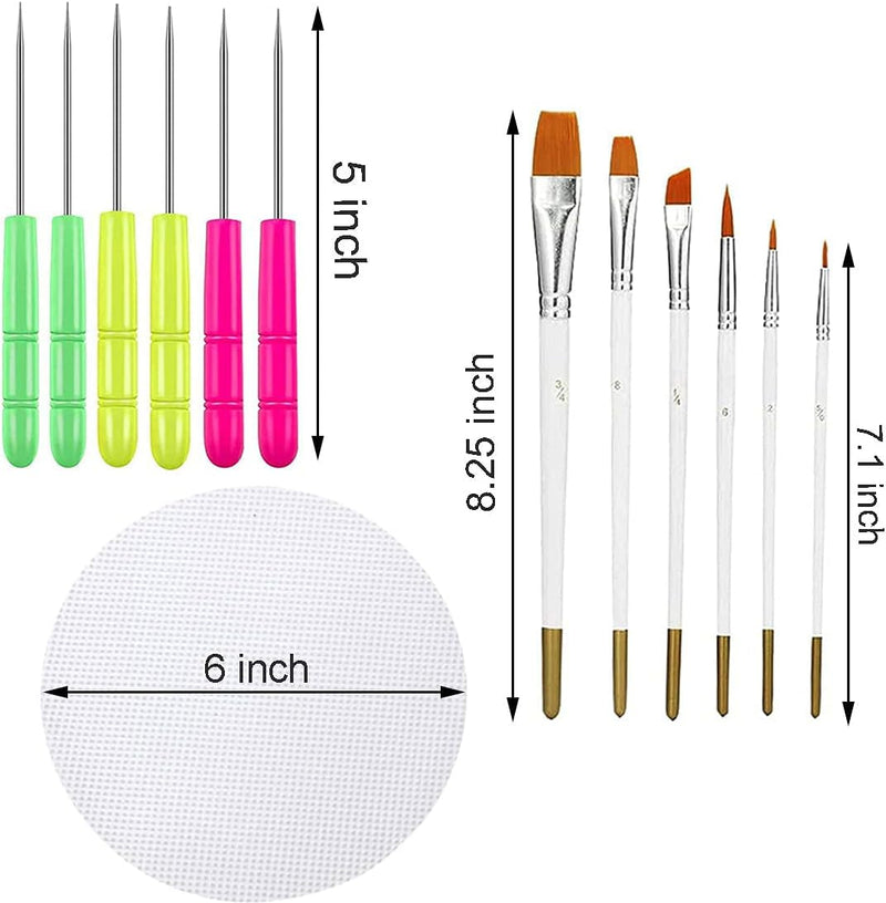 Cookie Decorating Kit Cookie Decorating Supplies with 1 Acrylic Cookie Turntable, 6 Cookie Fondant Brushes 6 Cookie Scribe Needle Royal Icing Tools Cookie Turntable Decorating