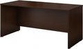 Bush Business Furniture Components Office Desk 66"W X 30"D, Hansen Cherry/Graphite Gray, Standard Delivery