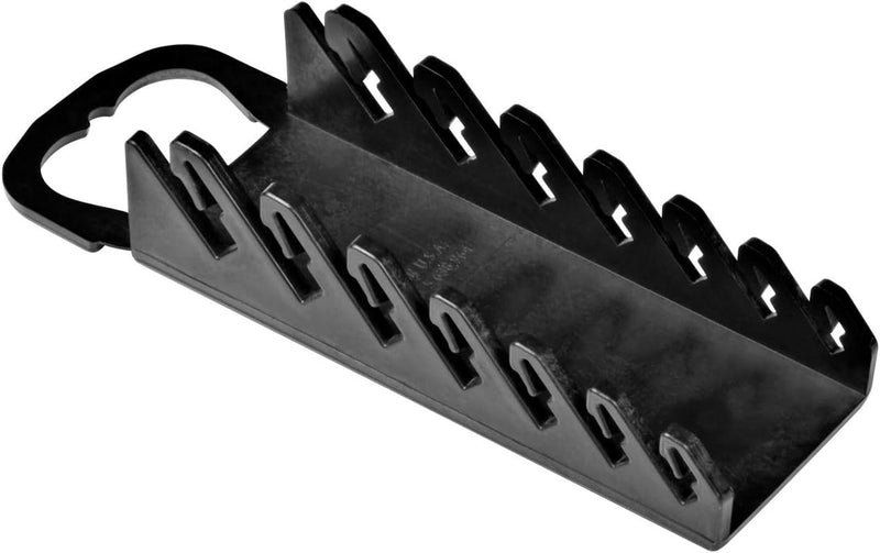 Ernst Manufacturing Gripper Stubby Wrench Organizer, 7 Tool, Black