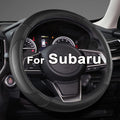 GIANT PANDA Steering Wheel Cover for Subaru Forester, Car Steering Wheel Cover for Subaru Outback and Crosstrek - Orange