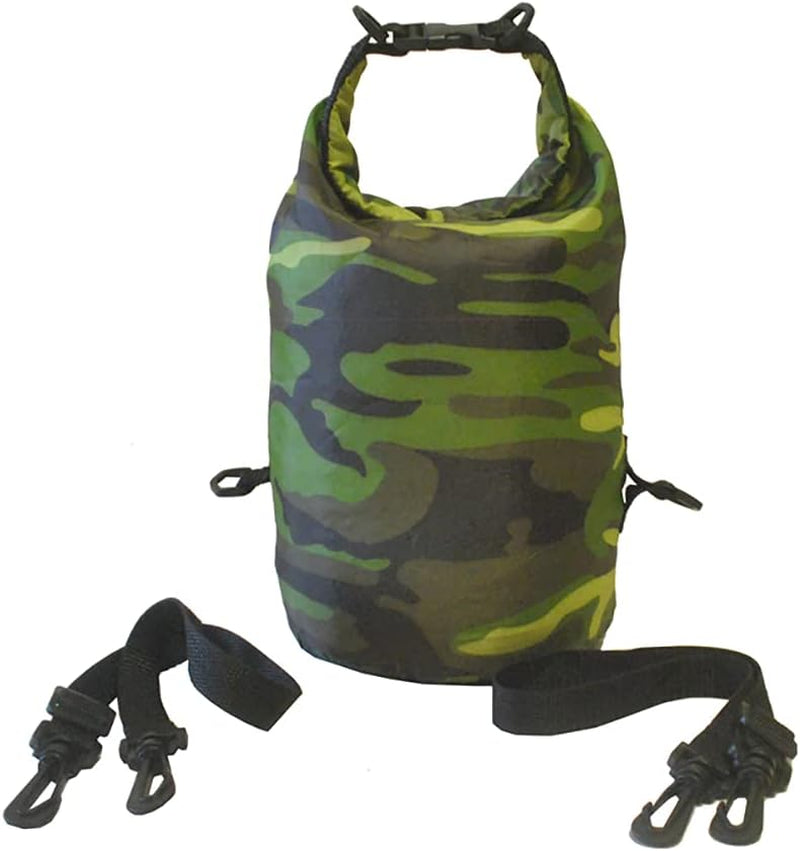 Floating Waterproof Dry Bag 20L Is Suitable for 1-2 People Roll Top Bag to Keep Equipment Dry Waterproof Dry and Wet Bag Is Suitable for Kayaking Rafting Boating Swimming Camping Hiking Beach Fishing Camouflage Bag