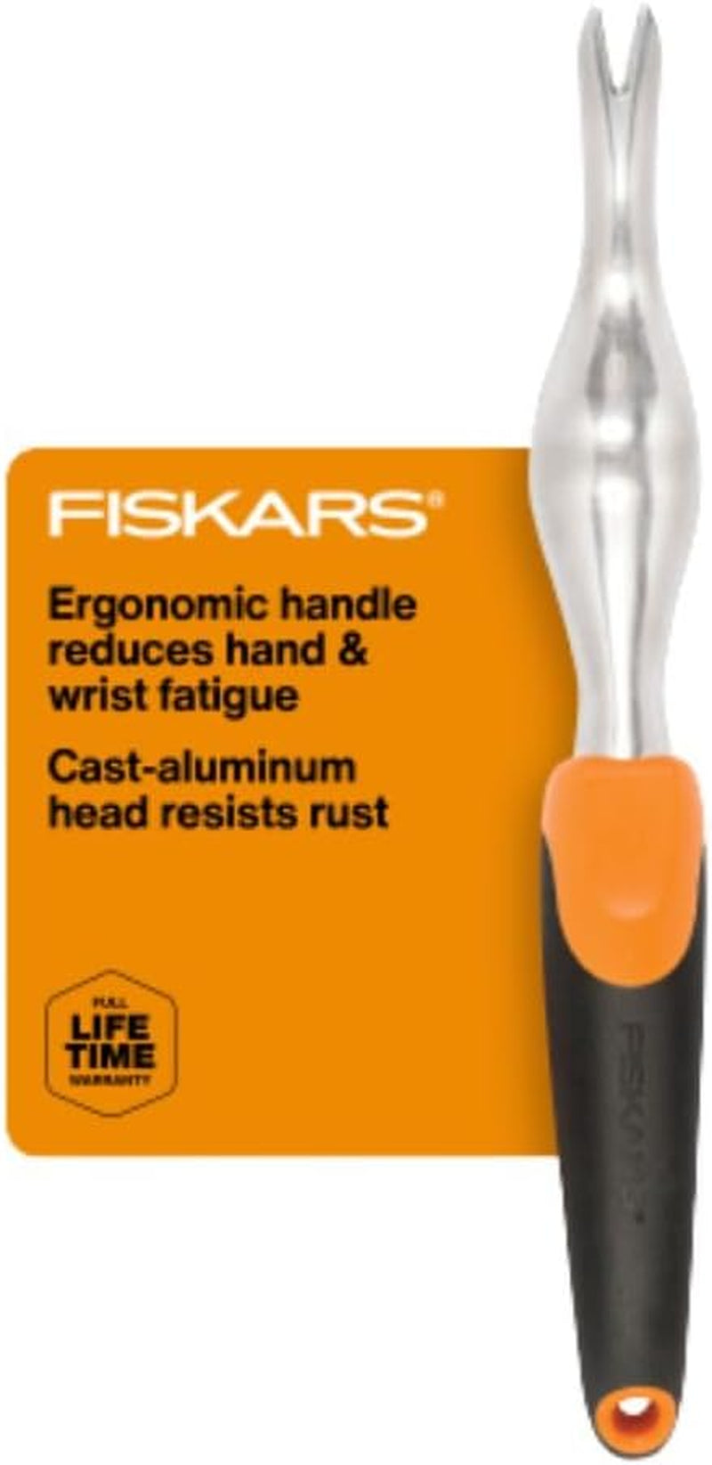 Fiskars Trowel - Heavy Duty Gardening Hand Tool with Hang Hole - for Digging and Planting - Rust Resistant Cast Aluminum - Ergonomic Handle and Comfort Grip - Gardening Tools for Yard