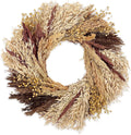 ANDALUCA Natural Botanical Floral Decorative Wreath (Sunshine Blooms)