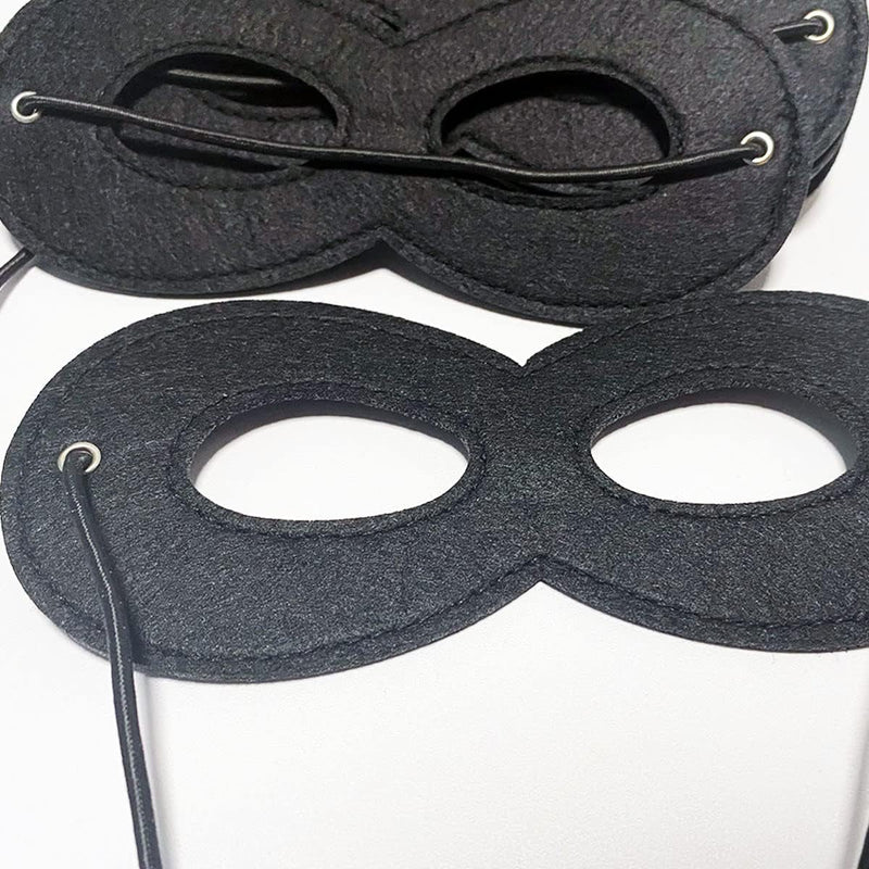 15Pcs Halloween Masks Felt Eye Masks Halloween Half Mask Felt Dress up Masks Costume Mask for Halloween Party Costume