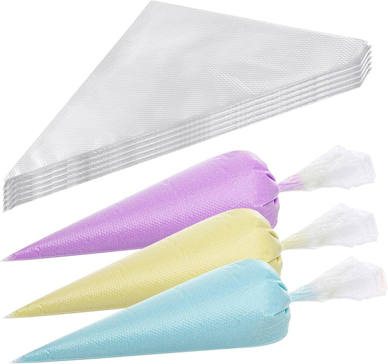 400 Pcs Disposable Piping Bags 12Inch Anti-Burst Pastry Bags, Tipless Icing Piping Bag for Cake, Cream Frosting and Cookie Decoration Supplies