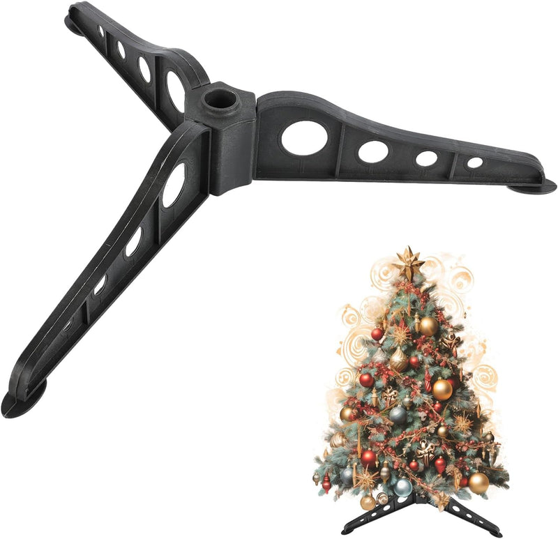 Christmas Tree Stand: Christmas Tree Legs Replacement Plastic Folding Christmas Tree Base for 2-3 Foot Tree, Xmas Tree Stands for Artificial Trees Universal Christmas Tree Base Holder Black