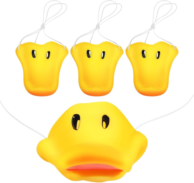 Duck Nose Costume 4Pcs Duck Bill Masks Duck Beak Mask Beak Nose Duck Mask Duck Costume Animal Nose Animal Masks for Cosplay Halloween Party