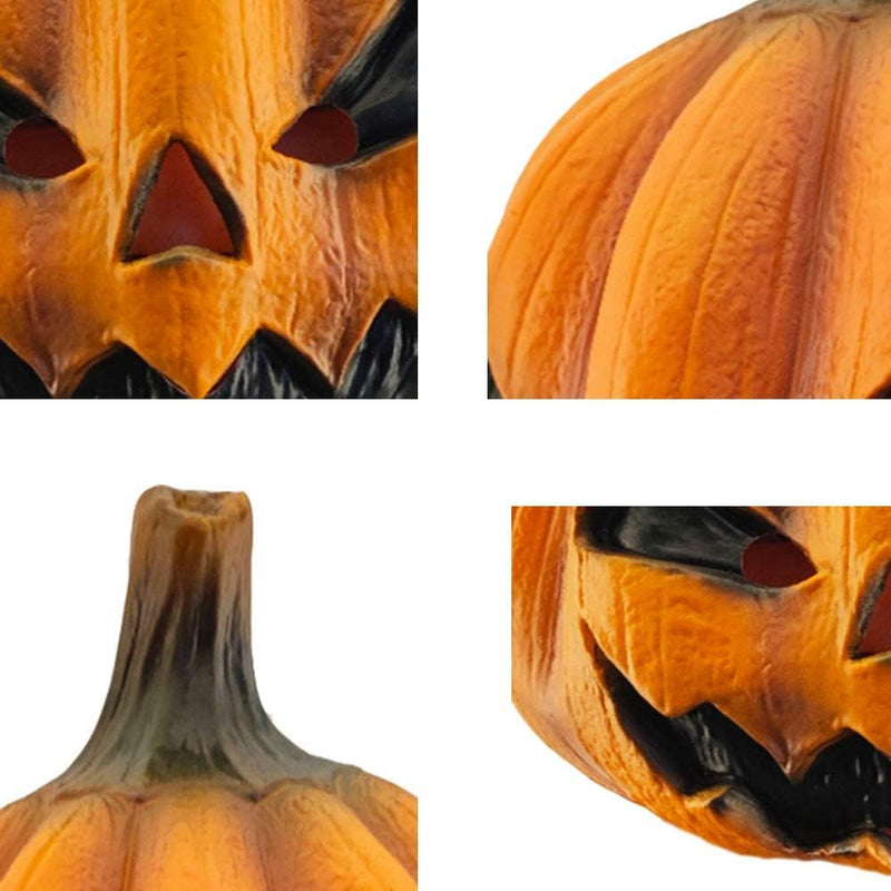 Creepy Party Halloween Jackolantern Pumpkin Face Head Masks Novelty Scary for Party and Trick or Treat