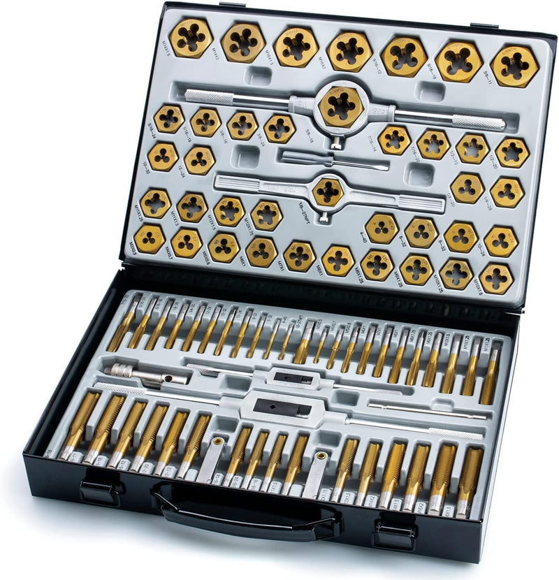 60-Pc Master Tap and Die Set - Include SAE Inch Size