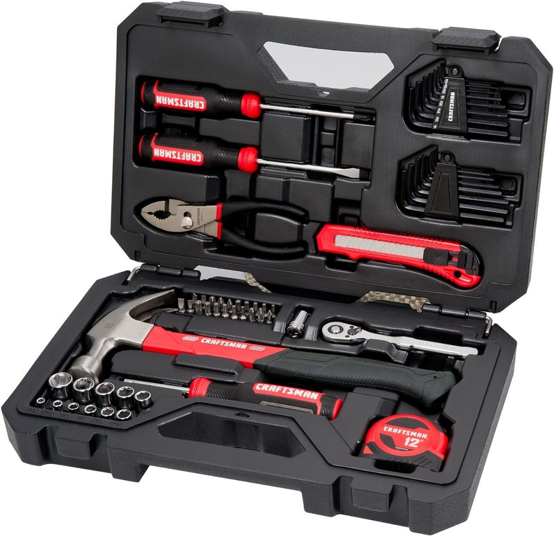 CRAFTSMAN 57 Piece Mechanics Tool Set/Home Tool Set (CMMT99447)