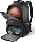 BROTOU Basketball Backpack, Large Basketball Bag with Shoes and Ball Compartment, Soccer Backpacks for Basketball/Volleyball