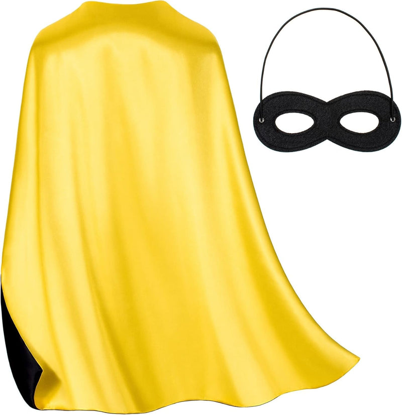 Double-Sided Superhero Capes and Masks for Kids - Perfect for Christmas, Halloween, Cosplay, and Parties