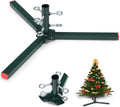 Christmas Tree Stand for Artificial Trees, Christmas Tree Base for 4 Ft to 8 Ft Artificial Trees, Fits 0.5-1.25 Inch Tree Pole, Green