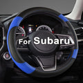 GIANT PANDA Steering Wheel Cover for Subaru Forester, Car Steering Wheel Cover for Subaru Outback and Crosstrek - Orange