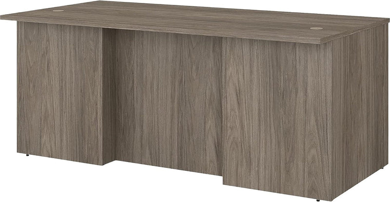 BBF Office 500 72W X 36D Executive Desk in Modern Hickory - Engineered Wood