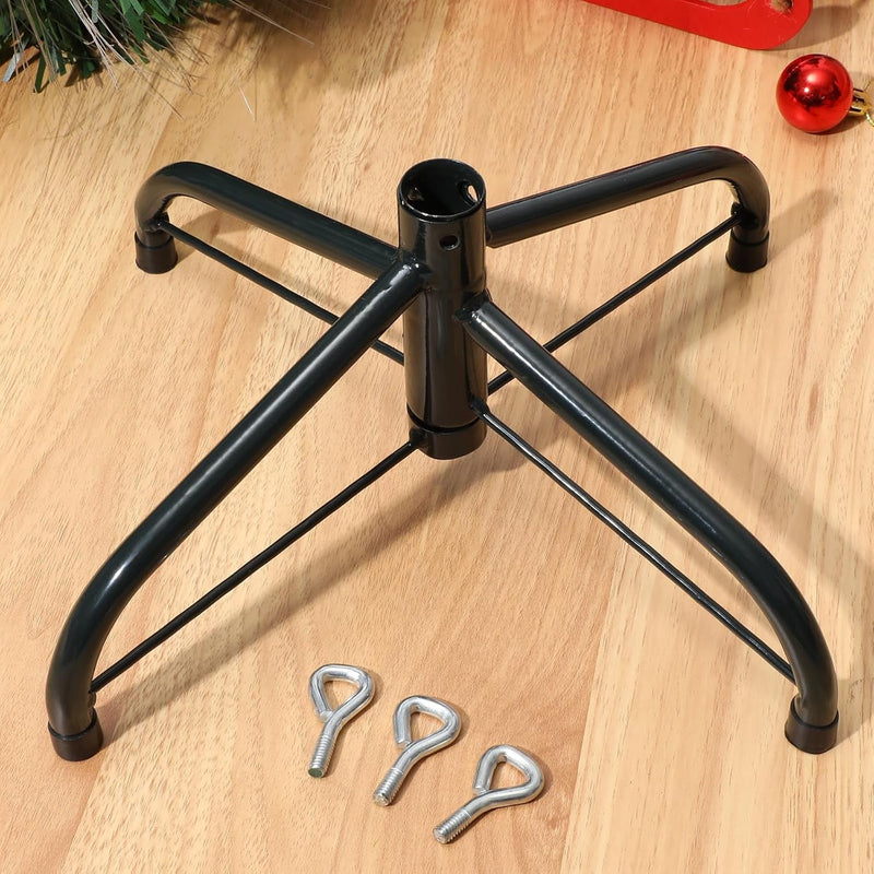 DOITOOL Christmas Tree Stand,Folding Tree Stands for Artificial Tree Folding Stand, Replacement Xmas Tree Stand Christmas Tree Base Fits 0.5-0.7 Inch Tree Pole