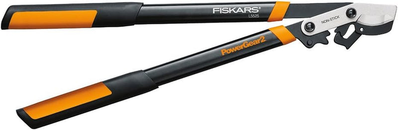 Fiskars 32" Loppers for Tree Trimming, Heavy Duty, Non-Stick Sharp Bypass Steel Blade, Branch Cutter up to 2-Inch Diameter Cut Capacity, Powergear2 Design with Compound Action for 3X Power