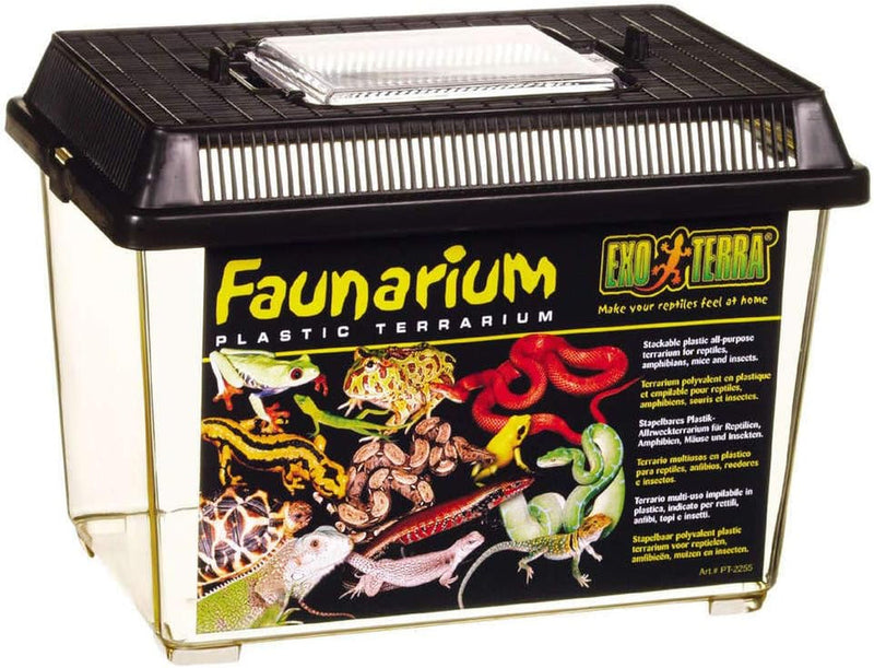 Exo Terra Faunarium, Plastic Reptile Terrarium, Small, PT2255