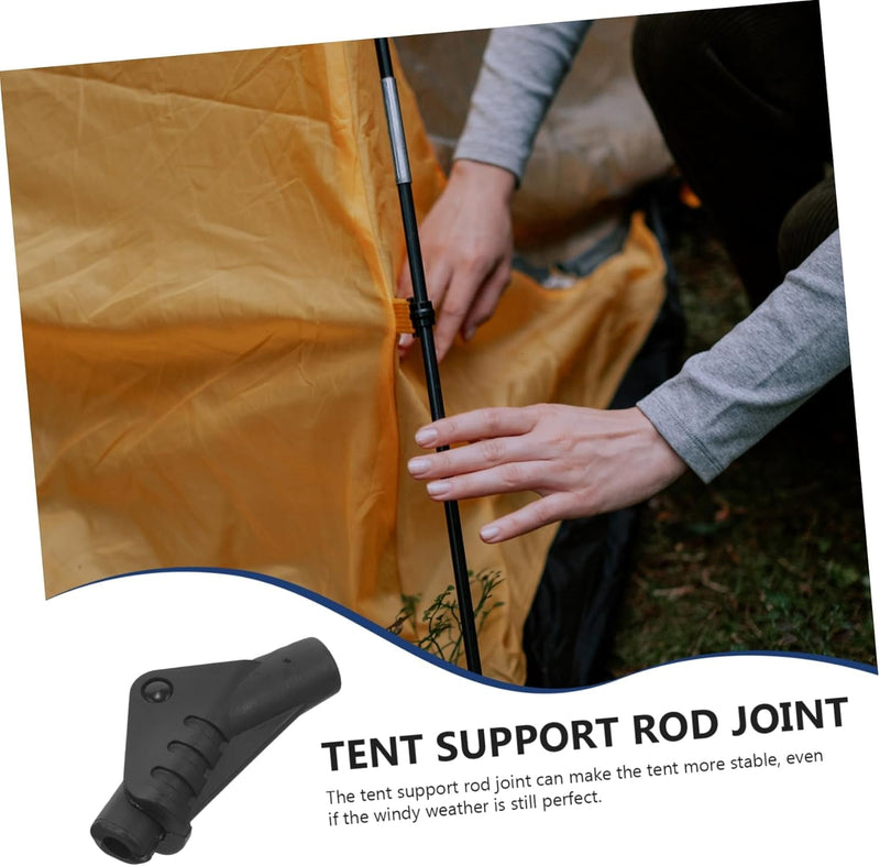 GANAZONO Tent Parts Tent Support Connector Tents Replacement Parts Tent Connector Parts Tent Support Pole Fitting Camping Tent Supplies Support Pole Joint Tent Accessories Tent Adapter