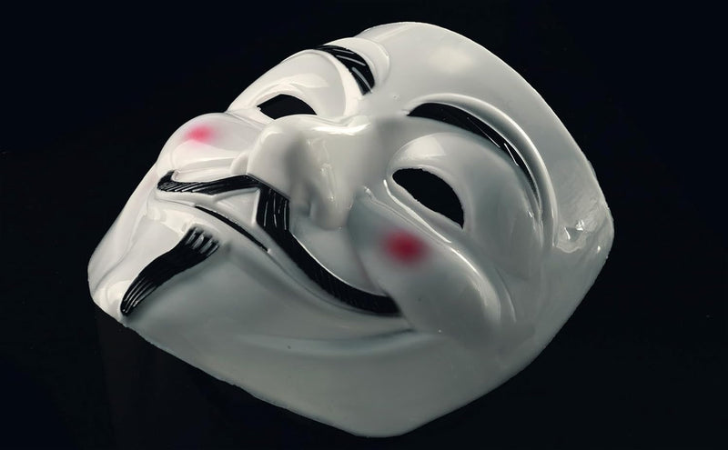 Diximus V for Vendetta Mask Anonymous Guy Fawkes Halloween Mask Hacker Mask