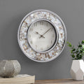 Firstime & Co. Arabesque Mosaic Wall Clock, White, 10.25 X 2 X 10.25, (00242)