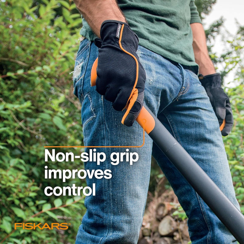 Fiskars 28" Hookaroon Saves Your Back - Lift, Drag, & Load Heavy Rounds of Firewood and Split Wood - Sharp and Lightweight Pick Tool for Logs - Pickaroon Logging Tool - Forestry Tools