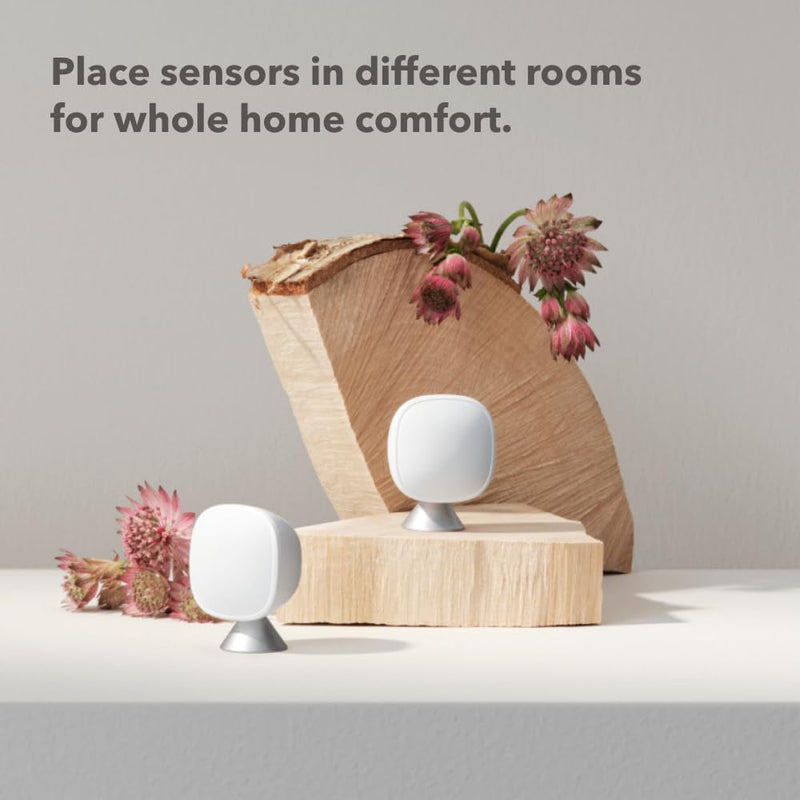 Ecobee Smart Sensor 2 Pack - Comfort, Security, Energy Savings - Smart Home - Compatible with Ecobee Smart Thermostats for Home