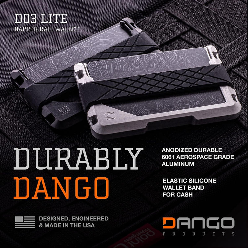 Dango Slim Minimalist Wallet for Men - RFID Blocking - Bifold