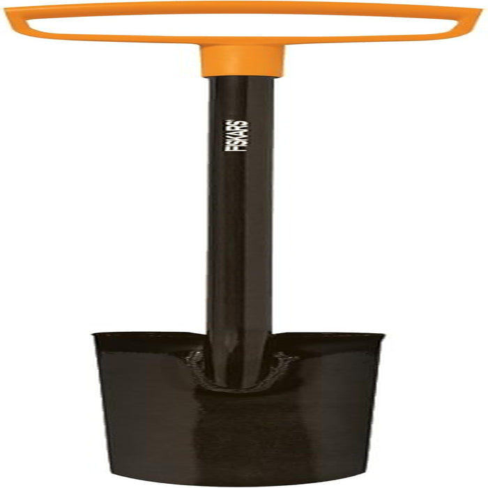 Fiskars 46" Spade Garden Shovel - Steel Flat Shovel with Ergonomic D-Handle - Sharp Blade Square Shovel for Lawn Edging, Digging, Pruning - Heavy Duty Yard Tool - Easy Cuts in Grass and Turf