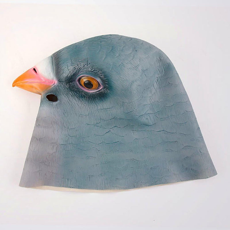 Gmasking Natural Latex Green Pigeon Head Mask for Halloween Christmas Party Costume