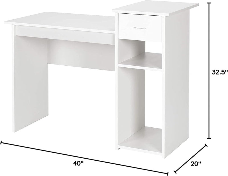 Computer Desk, White