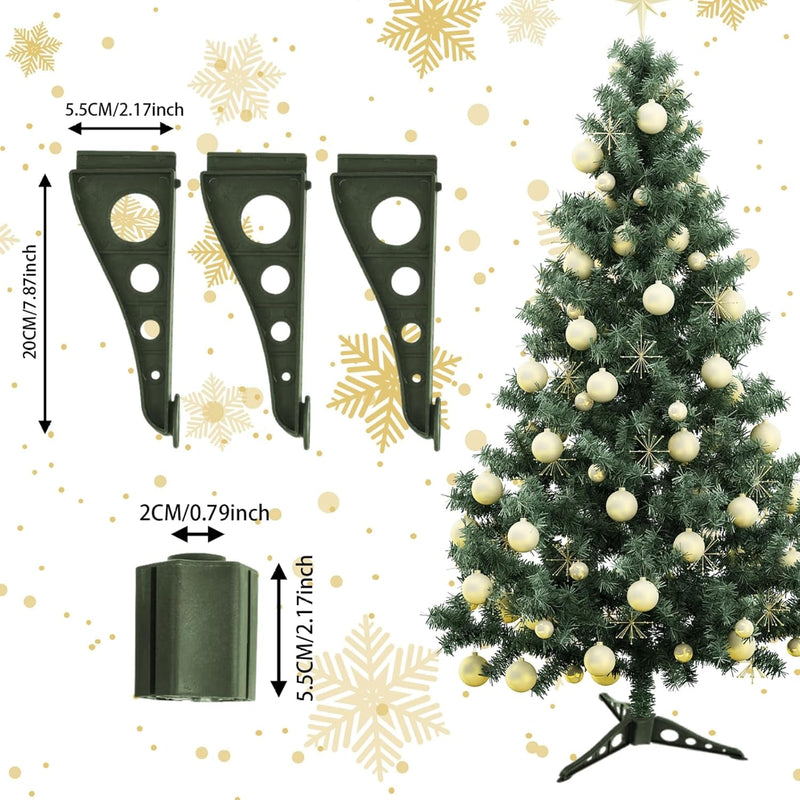 Christmas Tree Stand Artificial Christmas Tree Ornament Holder Folding Christmas Tree Base Metal Christmas Fake Tree Holder Xmas Tree Stand Base Rotating Replacement for Artificial Trees