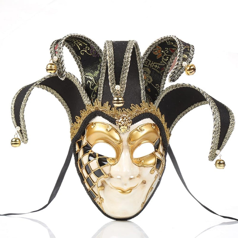 Full Face Venetian Mask Masquerade Mask for Carnival Mardi Gras Cosplay Halloween Party Wall Decoration