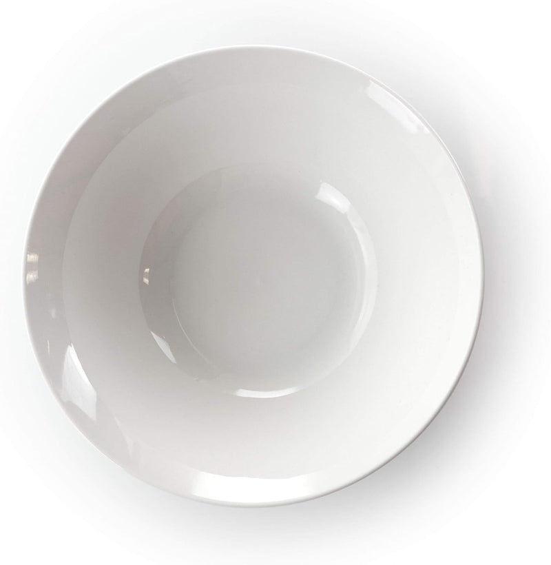 Elama Service for Four 16 Piece Porcelain Dinnerware Set, White-Round 1